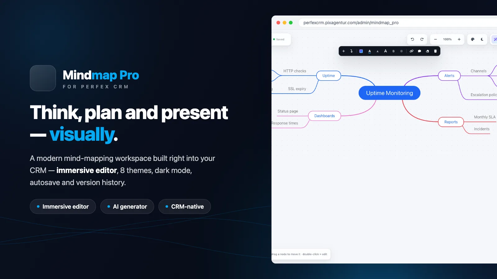 Mindmap Pro – Perfex CRM Modul